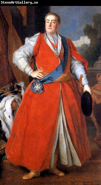 Louis de Silvestre Portrait of King August III in Polish costume